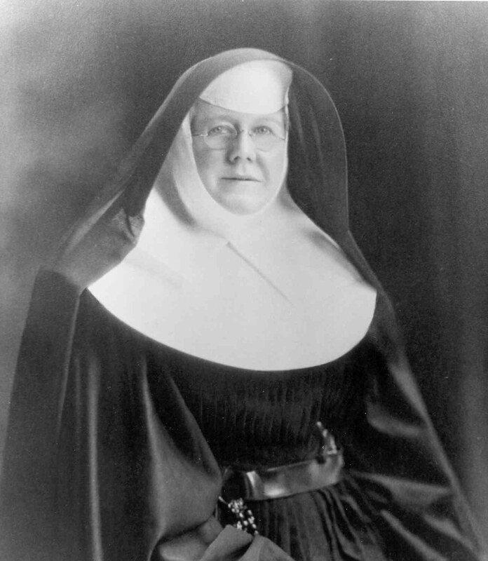 Black and white portrait of Mother Mary Matthew Doyle.