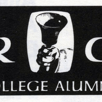 Black and white banner with the text 'friar crier' in a stylized font. Between the words 'friar' and 'crier,' there is an image of a friar holding a bell. Below this, in smaller text, it reads 'PROVIDENCE COLLEGE ALUMNI NEWSLETTER.'