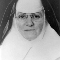 Black and white portrait of Sister Mary Gabriel Slattery.
